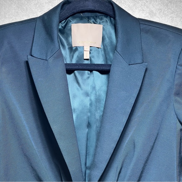 Rebecca Taylor Ottoman  Green Blazer, Size 6 - Picture 11 of 13